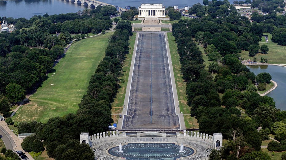 trump-says-white-house-searching-for-‘vandal-proof’-material-after-alleged-reflecting-pool-attack