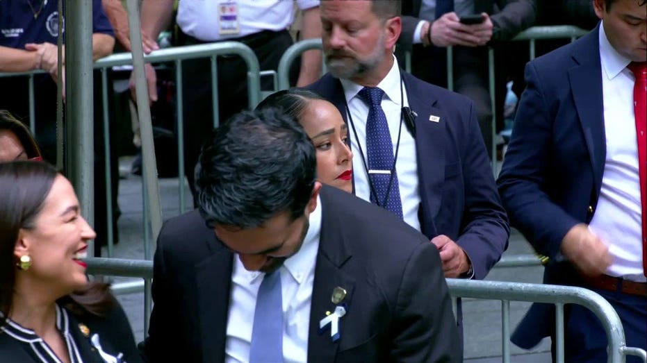 trump-unloads-on-aoc,-mamdani-for-laughing-during-sacred-9/11-ceremony-at-ground-zero